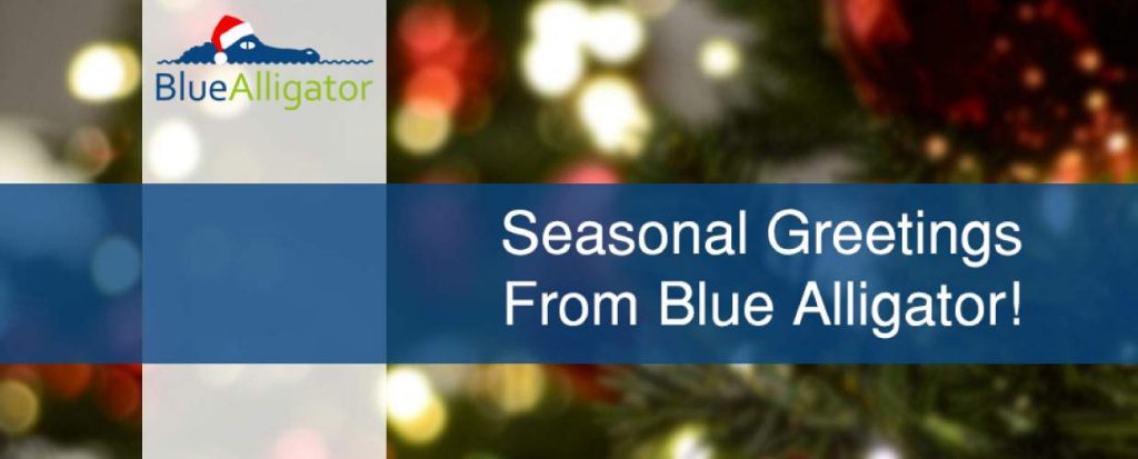 Blue Alligator sends you festive seasonal greetings