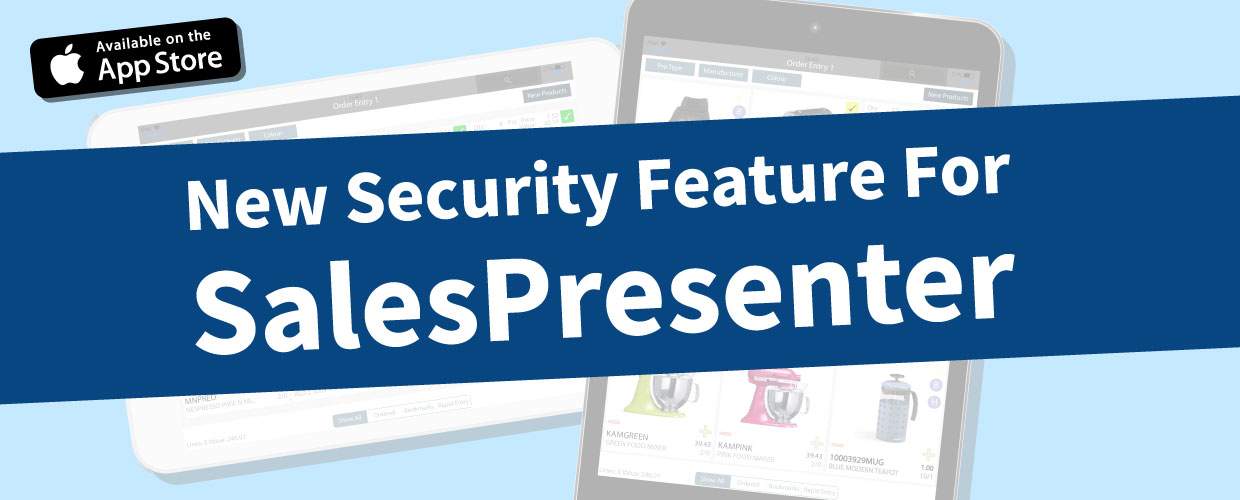 New security feature for SalesPresenter img