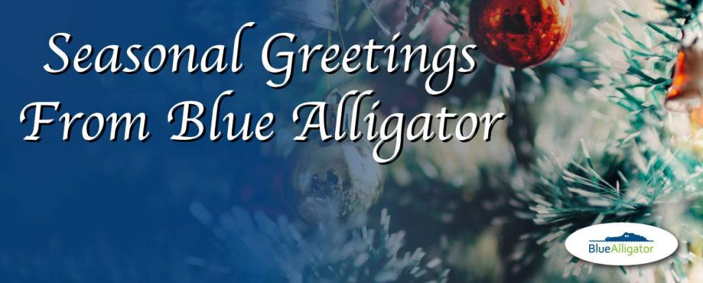 Blue Alligator sends you festive greetings img