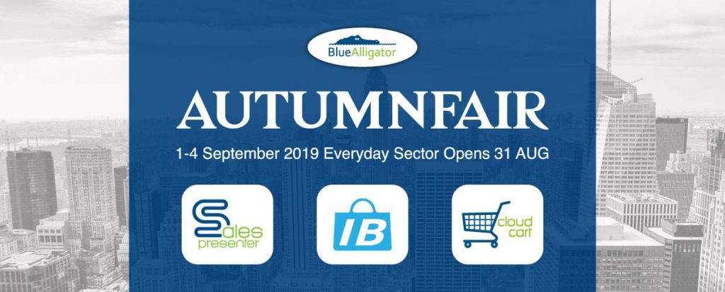 Blue Alligator are attending Autumn Fair 2019