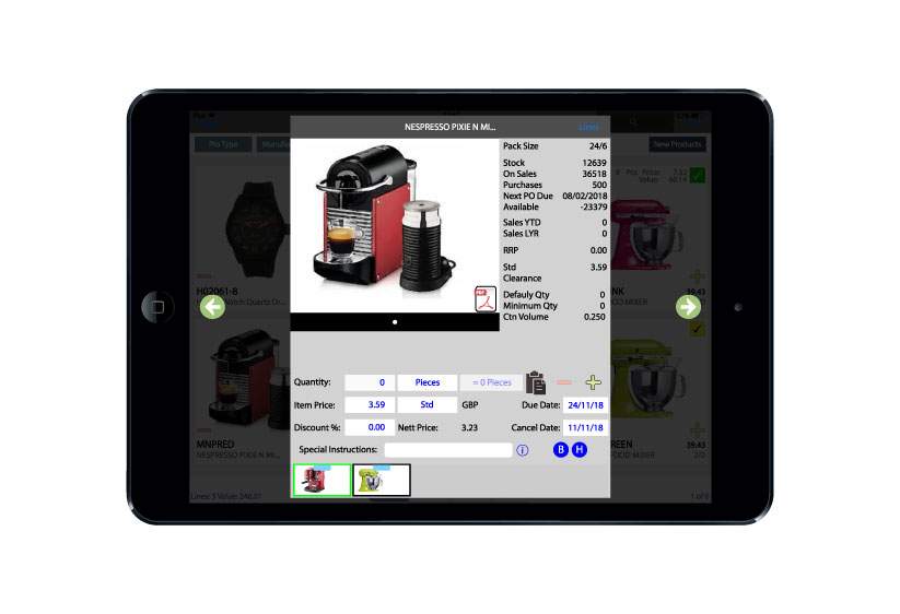 Offline ordering app for wholesalers | How to speed up order entry at trade shows