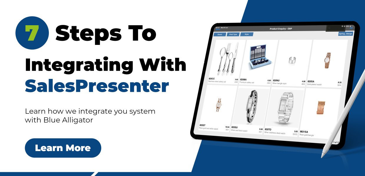 Steps to integrating with SalesPresenter