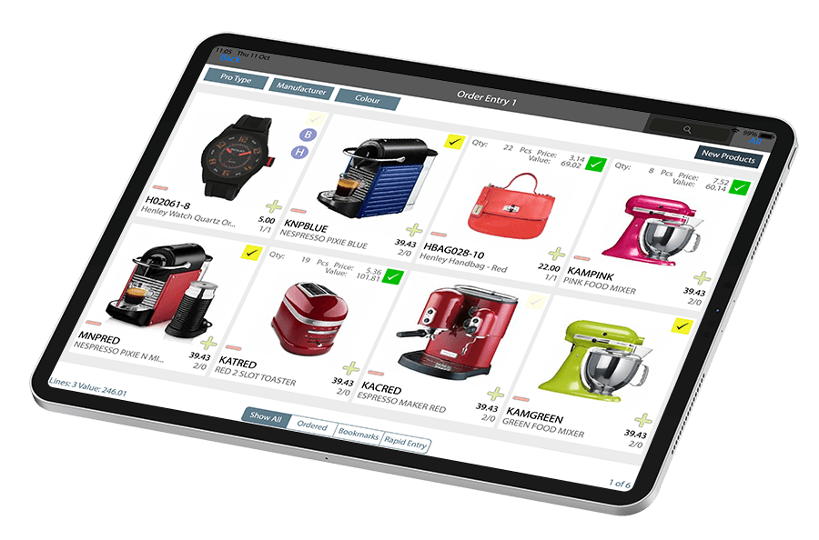 SalesPresenter Products catalogue
