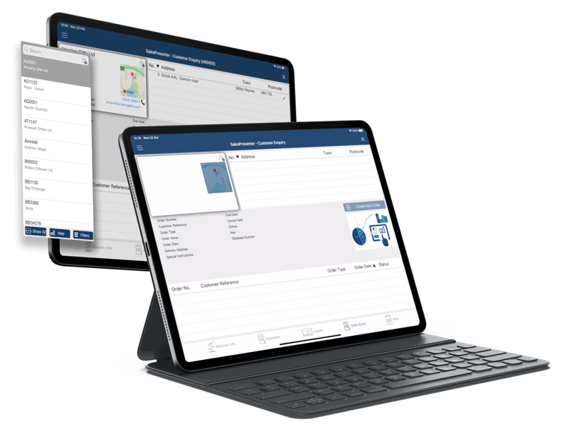 SalesPresenter Customer accounts