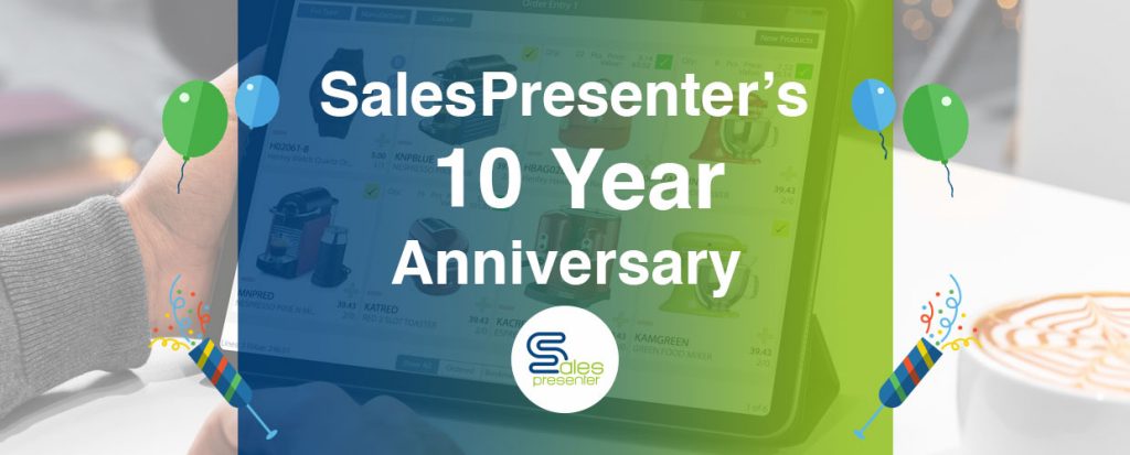 SalesPresenter: 10 year anniversary img