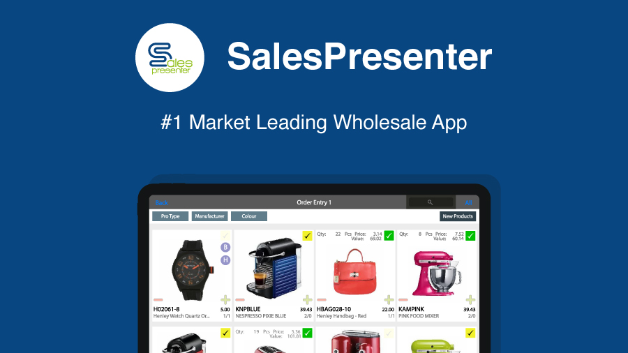 Blue Alligator SalesPresenter - leading wholesale app
